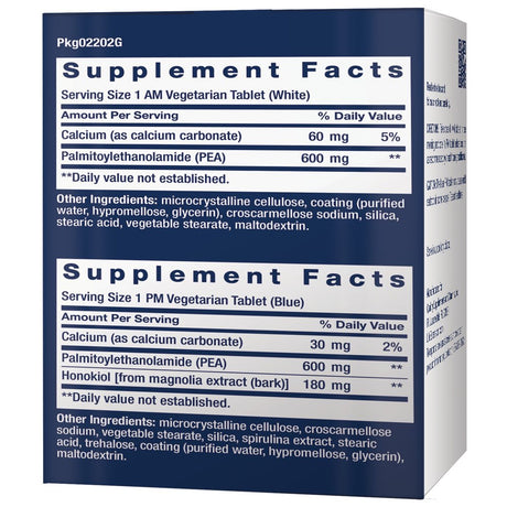 Life Extension Comfortmax™ - Honokiol and PEA for Nerve Support & Discomfort Relief - Gluten-Free, Non-Gmo - 30 AM & 30 PM Vegetarian Tablets