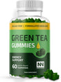 Nobi Nutrition Green Tea Fat Burner Gummies for Weight Loss | Metabolism Boost & Appetite Suppressant with Green Coffee Bean Extract & Garcinia Cambogia | Pills to Burn Belly Fat for Women & Men