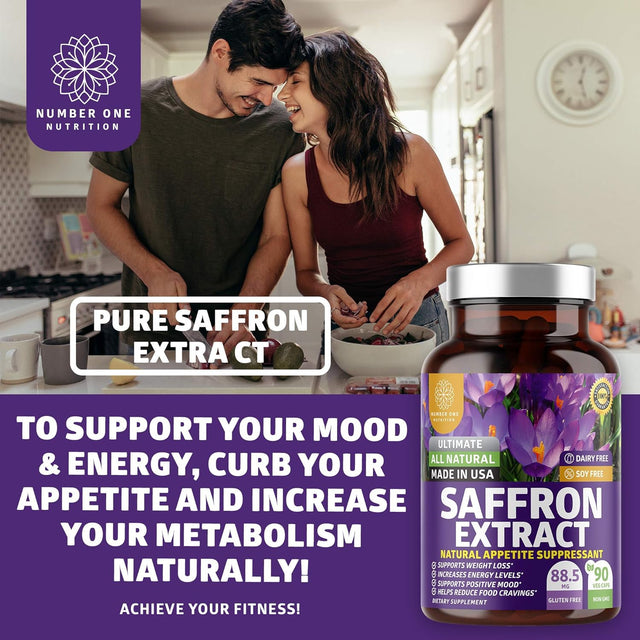 N1N Premium Water Away and Saffron Extract, All Natural Supplements to Support Energy Levels, Eye Health and Weight Management, 2 Pack Bundle