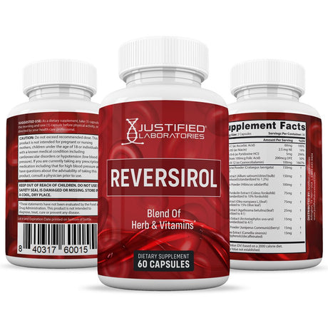 (2 Pack) Reversirol Premium Formula 688MG 120 Capsules