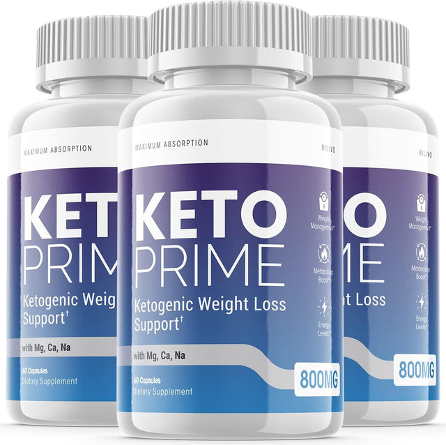 (3 Pack) Keto Prime Pill Advanced Ketogenic Weight Loss Support (180 Capsules)