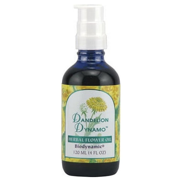 Dandelion Dynamo Herbal Supplement Dropper by Flower Essence, Pupm Top - 4 Oz