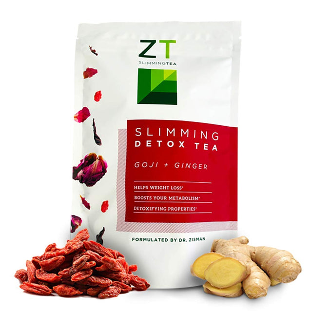 Dr. Zisman ZT Slimming - Goji-Ginger Detox Blend - Healthy Weight Management Organic Herbal Tea Organic for Cleanse, Enhance Your Metabolism Naturally (Loose Leaf)