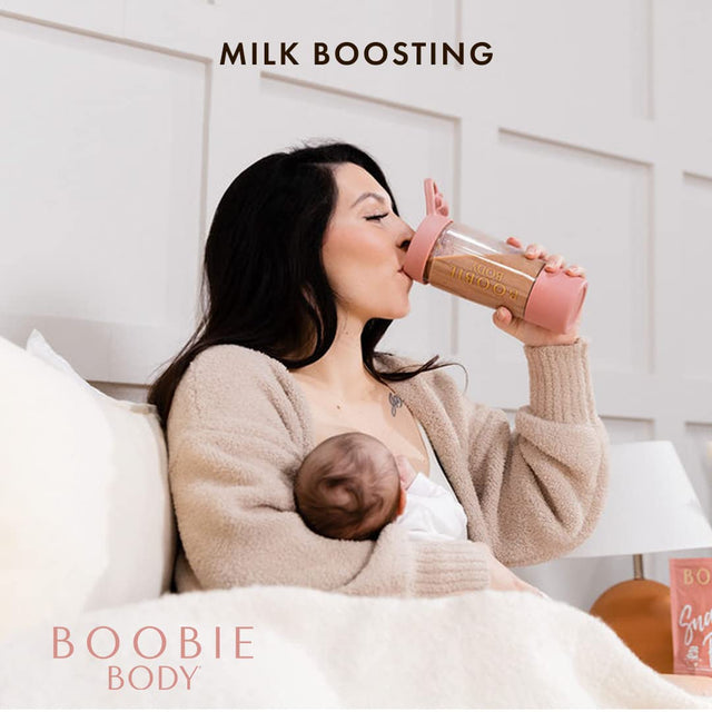 Boobie Body Superfood Protein Shake for Moms, Pregnancy Protein Powder, Lactation Support to Increase Milk Supply, Probiotics, Organic, Diary-Free, Gluten-Free, Vegan - Vanilla Chai (1.02Oz Single Serve Packet, Pack of 10)