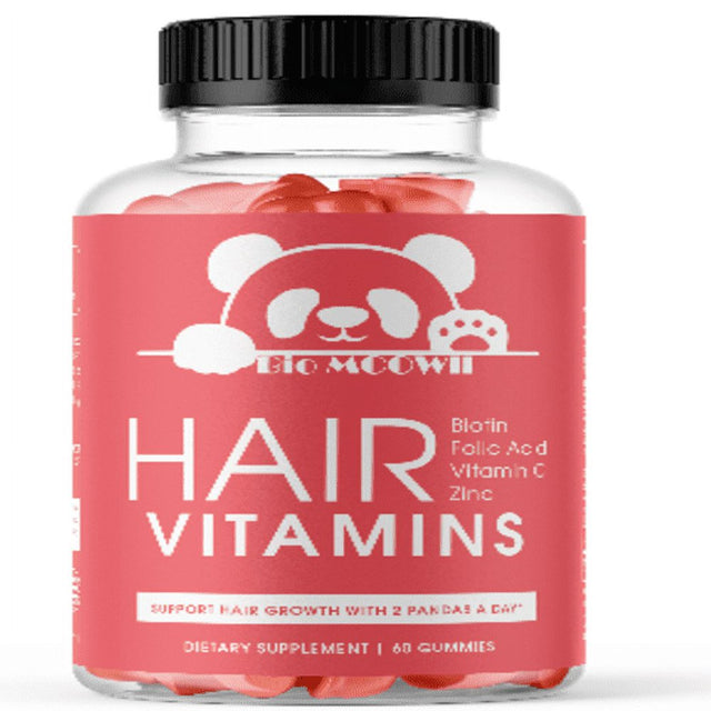 Bio Moowii Hair Growth Gummies - Naturally Grow Longer, Stronger Hair for Men and Women