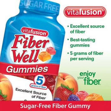 Vitafusion Fiber Gummies, 220 Count "Sugar Free"