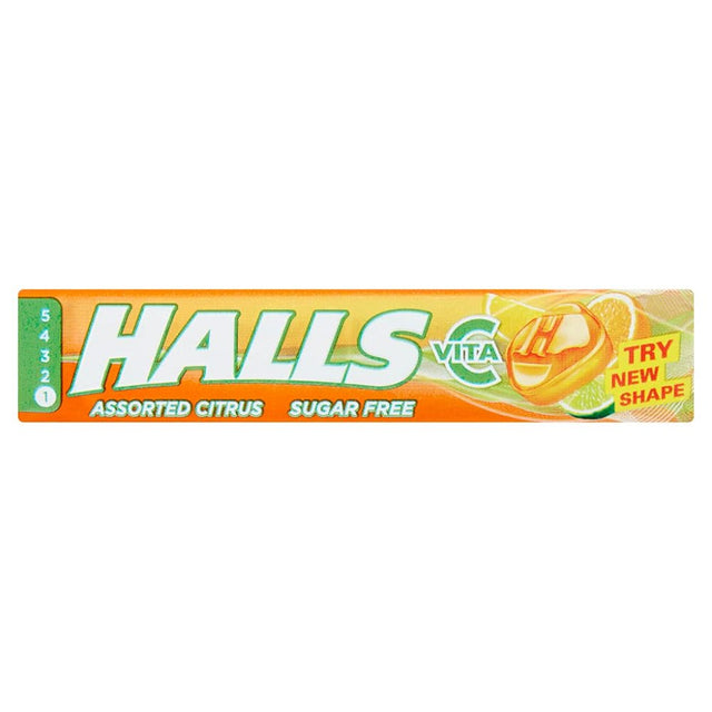 Halls Assorted Menthol Citrus Sugar Free (Pack of 20)