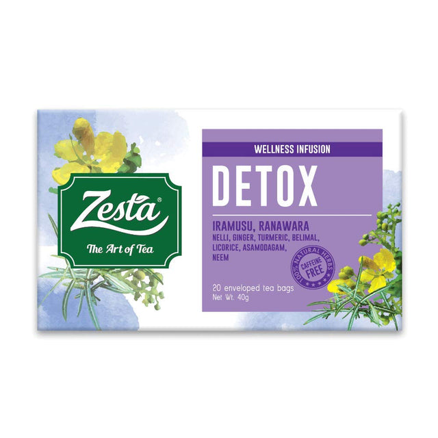 Zesta Wellness Infusions 100% Natural Herbs (20 Tea Bags) (Detox)