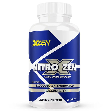 XZEN Nitroxzen Nitric Oxide Support Supplement Blood Flow & Circulation, Muscle Builder Amino Acids 90 Tablets