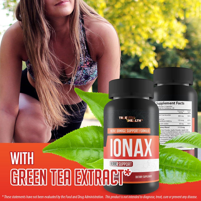 Ionax Nerve Support - Our Best Nerve Damage Support Formula - Herbal Nerve Support Supplement - Advanced Nerve Support Formula, Nerve Damage Repair Supplements, Nerve Health Supplements - Nerve Pills