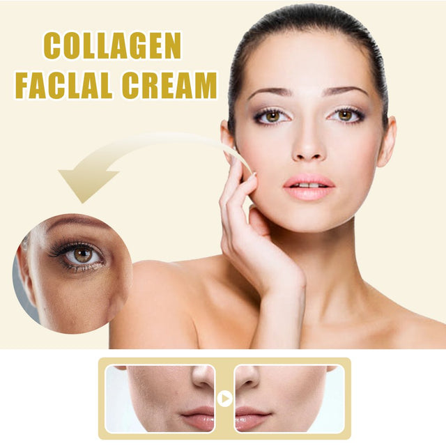 Moisturizing Collagen Face Cream - Anti-Aging Face Moisturizer for Wrinkles & Fine Lines,3 Pack