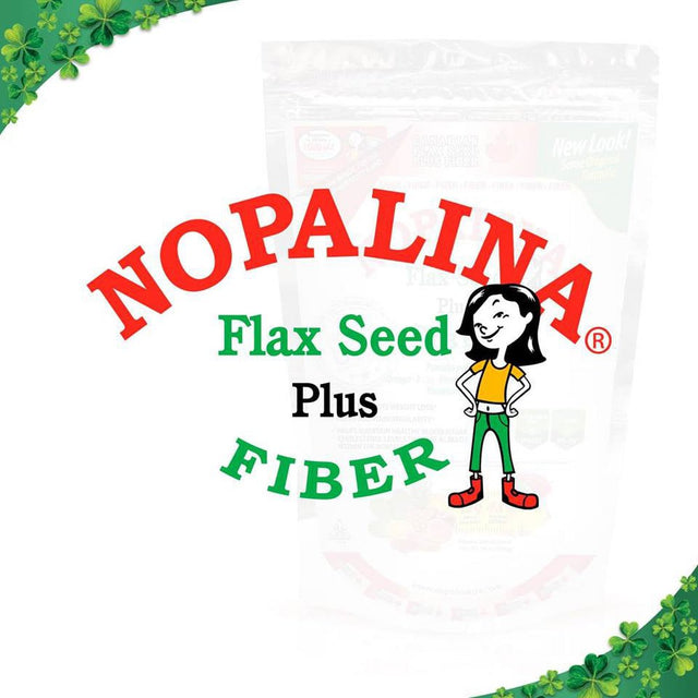 Nopalina Flax Seed & Fiber plus Formula - 240 Capsules Count - Weight & Dietary Supplement - Helps with Constipation