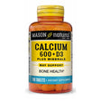 Mason Natural Calcium 600 Mg plus Vitamin D3 with Magnesium, Zinc and Copper - Strengthens Muscle Function, Supports Healthy Bones and Overall Health, 100 Tablets