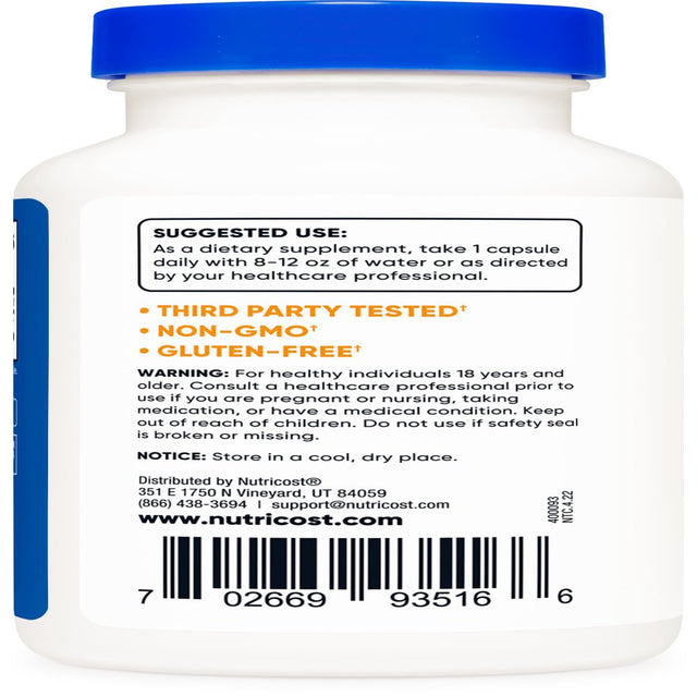 5-HTP, 200 Mg, 120 Capsules, Nutricost