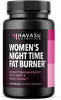 Night Time Fat Burner for Women | Weight Loss and Sleep Support Blend with Vitamin D | Metabolism Booster and Appetite Suppressant for Weight Loss | 2 Month Supply Weight Loss Pills for Women