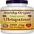 Healthy Origins Ubiquinol 200 Mg (Kaneka QH, Non-Gmo, Gluten Free, Heart Support, Energy Support), 60 Softgels