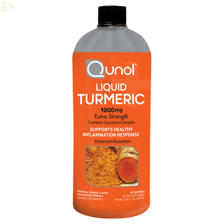 Qunol Liquid Turmeric 1,000 Mg., 30.4 Ounces 1000 Mg . Curcumin 95% Curcuminoids