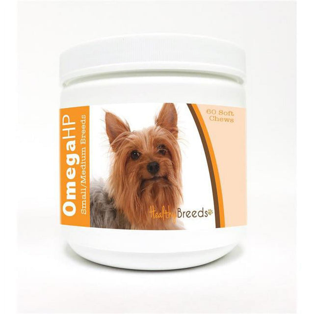 Healthy Breeds Silky Terrier Omega HP Fatty Acid Skin and Coat Support Soft Chews