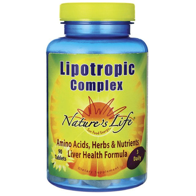 Nature'S Life Lipotropic Complex | Comprehensive Support for Healthy Liver Function | with Choline & Inositol | Non-Gmo | 90 Vegetarian Tablets