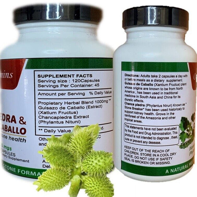 KIDNEY DETOX NATURAL SUPPLEMENT HEALTH CLEANSE KIDNEY and LIVER - 120 CAPSULE