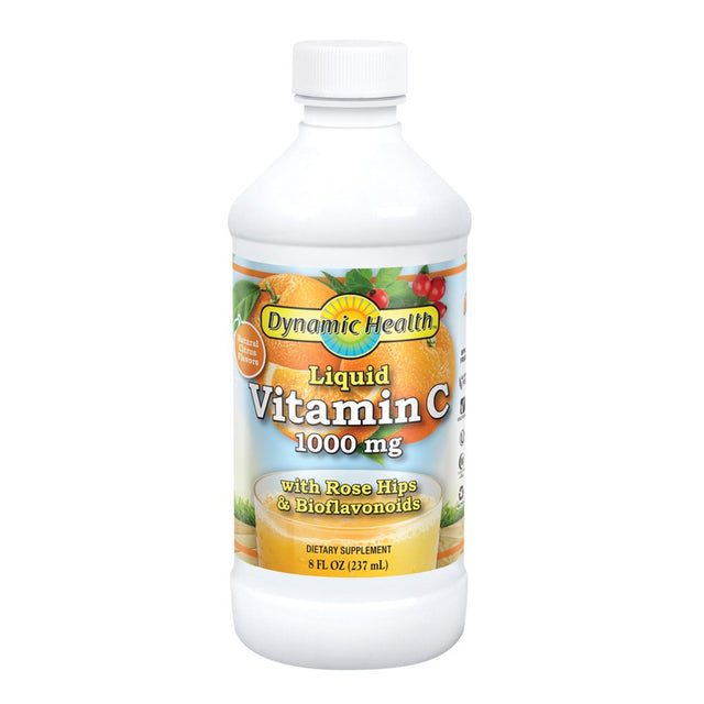 Dynamic Health Liquid Vitamin C Natural Citrus | 1000 Mg | 8 Ounce