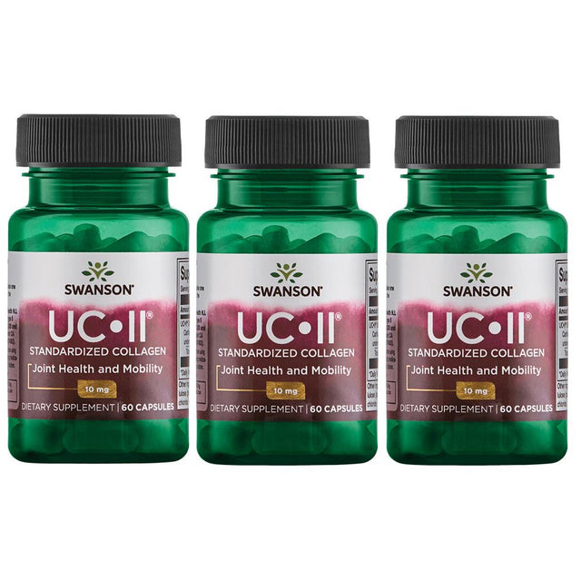 Swanson Uc-Ii Standardized Collagen 40 Mg 60 Caps 3 Pack