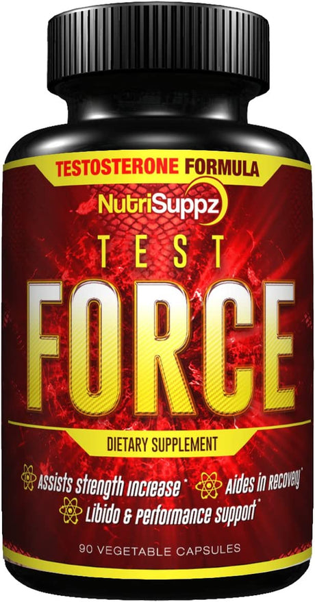 Test Booster Supplement for Men- Natural Stamina, Energy, and Muscle Support - Boost Libido and Vitality with Tribulus Terrestris, Fenugreek, and Horny Goat Weed Enhance Performance 90 Caps