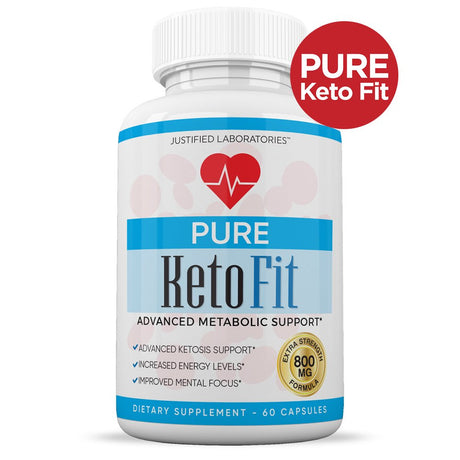 (2 Pack) Pure Keto Fit Pills Ketogenic Supplement Includes Gobhb Apple Cider Vinegar Macadamia Nut Oil and Green Tea Advanced Ketosis Support for Men Women 120 Capsules