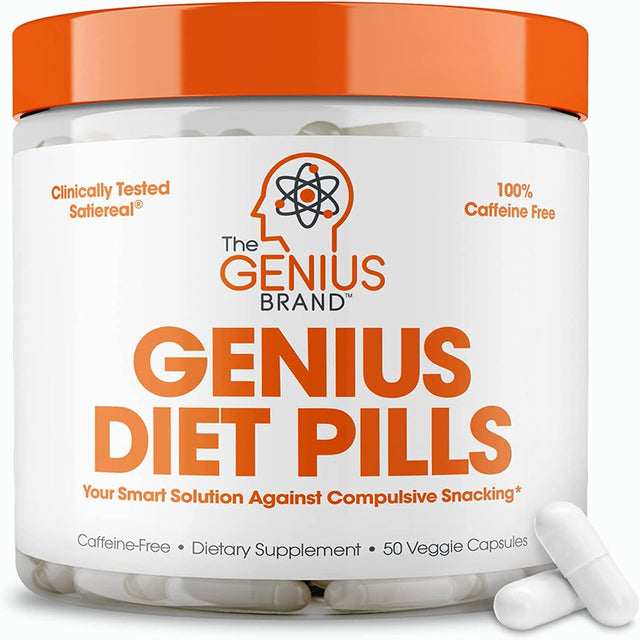 Diet Pill Appetite Suppressant for Weight Loss Fat Burner Thermogenic Supplement, Genius Diet Pills by the Genius Brand