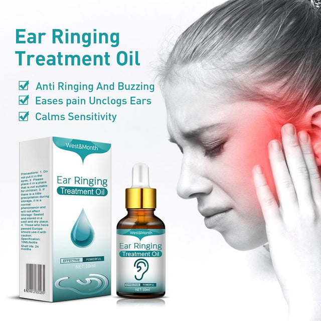 Pinfect Ear Ringing Relieving Serum Natural Plant Extract Oil for Unisex Health Care