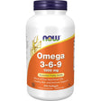 NOW Supplements, Omega 3-6-9 1000 Mg with a Blend of Flax Seed, Evening Primrose, Canola, Black Currant and Pumpkin Seed Oils, 250 Softgels