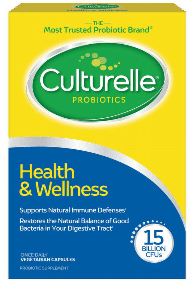 Culturelle Probiotics, Health & Wellness, 15 Billion Cfus, 50 Capsules