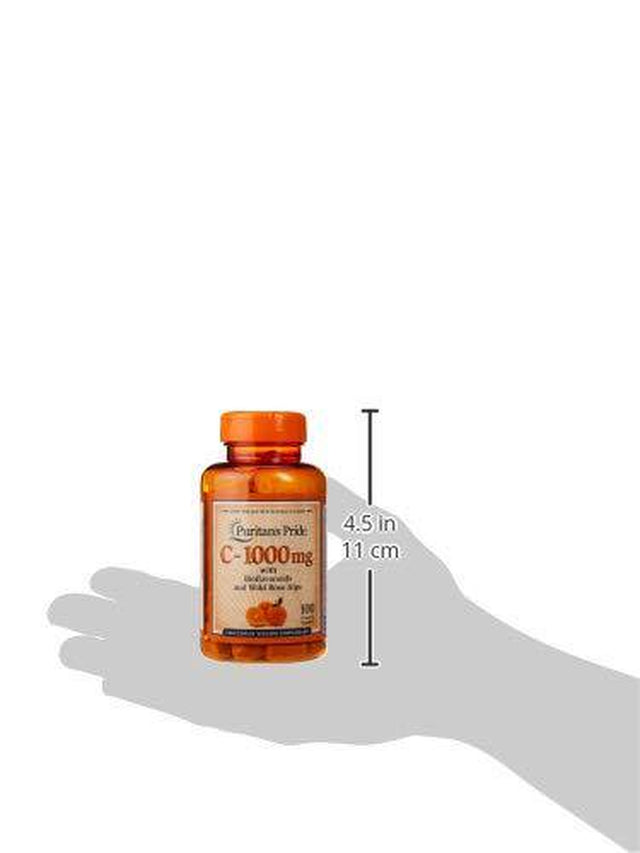 Puritan'S Pride Vitamin C-1000 Mg with Bioflavonoids & Rose Hips-100 Caplets