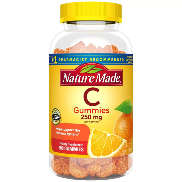 Nature Made Vitamin C Gummies 250 Mg, 200 Ct.