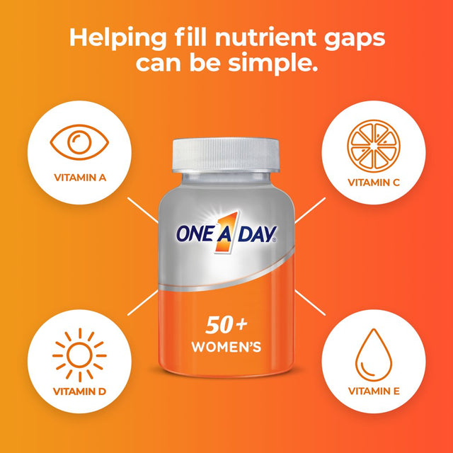 One a Day Women'S 50+ Multivitamin Tablets, Multivitamins for Women, 100 Count