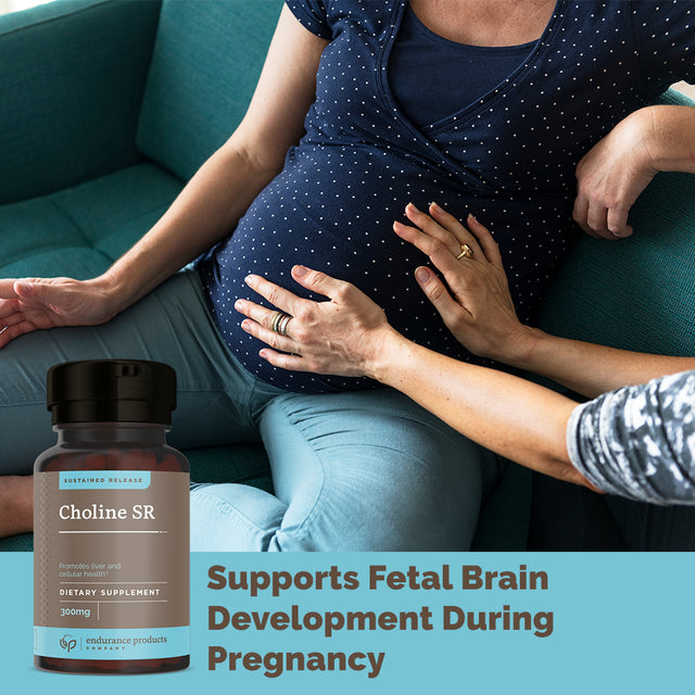 Choline Bitartrate Sustained Release - 300Mg 200 Tablet - Promotes Brain Health, Mental Focus & Memory - Prenatal Supplement for Development & Growth - 100% Vegan & Non-Gmo – Endurance Products Co.