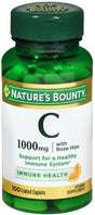 Nature'S Bounty Vitamin C 1000 Mg plus Rose Hips Caplets 100 Ea (Pack of 2)