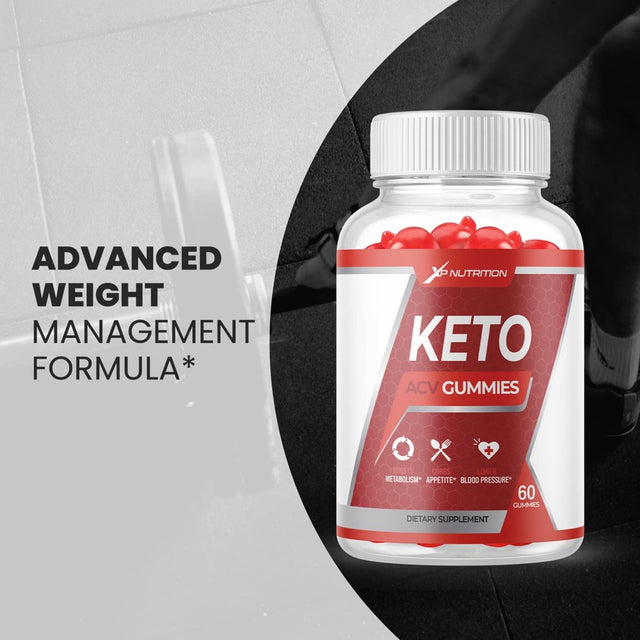 (2 Pack) XP Nutrition Keto ACV Gummies - Supplement for Weight Loss - Energy & Focus Boosting Dietary Supplements for Weight Management & Metabolism - Fat Burn - 120 Gummies