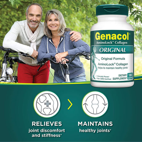 Genacol Original Formula Collagen Supplement for Joint Health, 180 Capsules