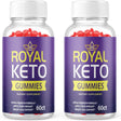 (2 Pack) Royal Keto ACV Gummies - Supplement for Weight Loss - Energy & Focus Boosting Dietary Supplements for Weight Management & Metabolism - Fat Burn - 120 Gummies