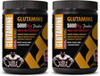 Pre Workout for Women Weight Loss - GLUTAMINE Powder 5000MG - PRE and Post Workout - Glutamin Posr Workout Supplement Powder - 2 Cans 600 Grams