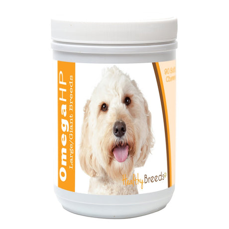 Healthy Breeds Labradoodle Omega HP Fatty Acid Skin and Coat Support Soft Chews