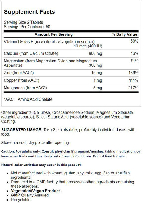 Calcium Citrate by Now Foods 100 Tablets