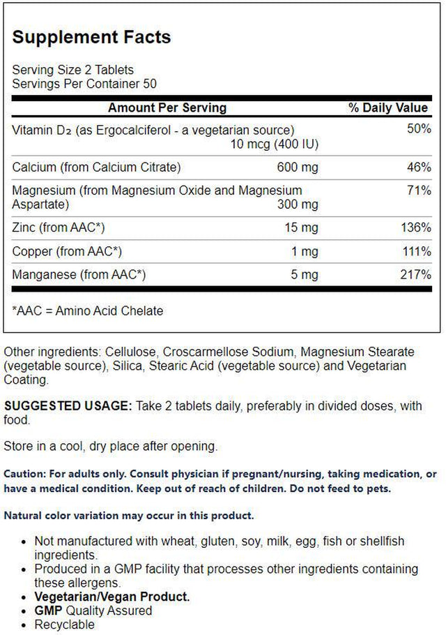 Calcium Citrate by Now Foods 100 Tablets