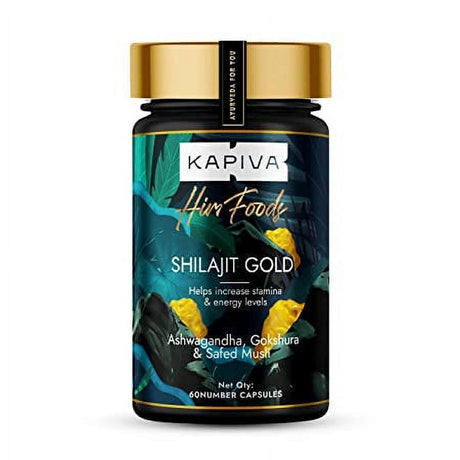 Kapiva Him Foods Shilajit Gold 60 Capsules