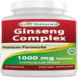 Best Naturals Ginseng Complex 1000 Mg 60 Capsules