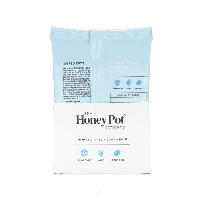 (2 Pack) the Honey Pot Company Feminine Wipes - Sensitive, 30 Count