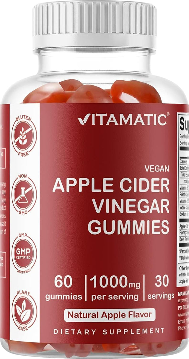 Magnesium Gummies & Apple Cider Vinegar Gummies - 60 Vegan Gummies Each