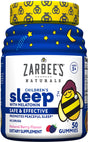 Zarbee'S Kids Melatonin Gummy, Drug-Free & Effective Bedtime Childrens Sleep Aid Supplement, Natural Berry Flavored, Multi-Colored, 50 Count Gummies