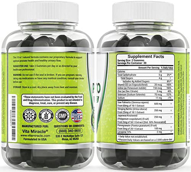 Saw Palmetto Gummies - Saw Palmetto for Women - Prostate Supplements for Men - Saw Palmetto for Women Hair Loss DHT Blocker for Hair Growth Extract and Beta Blocker Supplement for Hair Loss